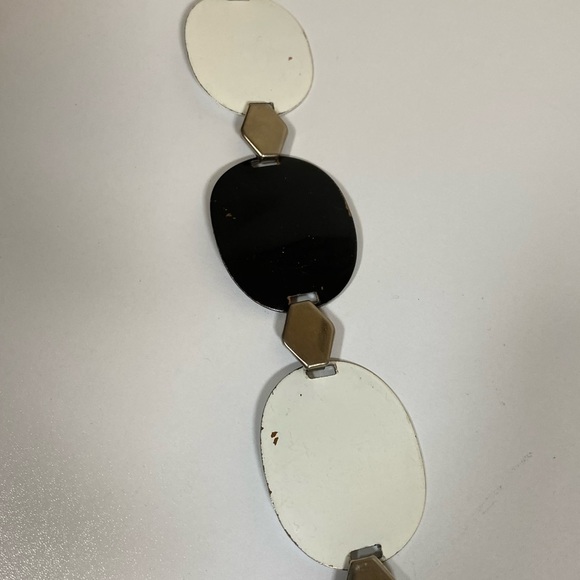 60s VTG Black and White Chain Belt main image 4